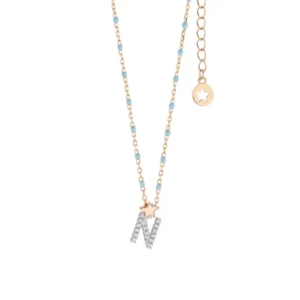 COMETE Girocollo in Argento Lettera N GLA 186