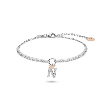 COMETE Bracciale in argento lettera N BRA 190