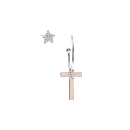 COMETE Orecchini in Argento Lettera T ORA 167