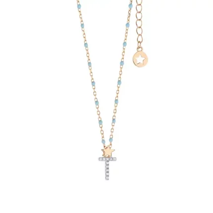 COMETE Girocollo in Argento Lettera T GLA 192