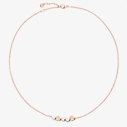 Dodo collana cuore oro rosa & argento DCC5000HEART0009A40