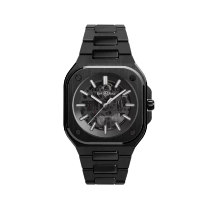 BELL & ROSS BR-05 SKELETON BLACK CERAMIC BR05A-BL-CE/SCE