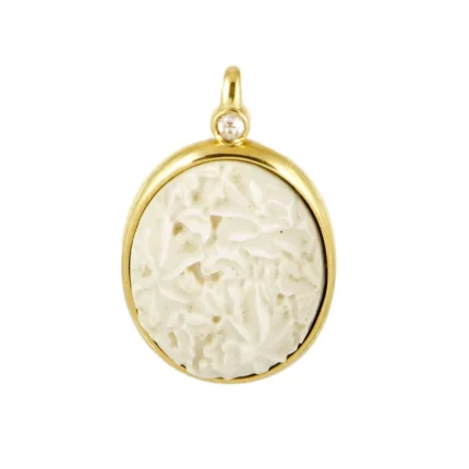 Pomellato Ciondolo Victoria Oro Rosa e Avorio M.A803O7BRIV