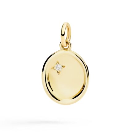 Dodo Ciondolo Sigillo Oro Giallo 9K & Diamante Bianco DMC5020-SIGNE-DB09G