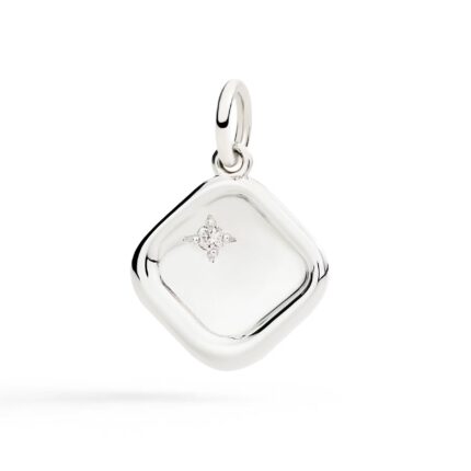 Dodo Ciondolo Sigillo Argento & Diamante Bianco DMC5021-SIGNE-DB0AG