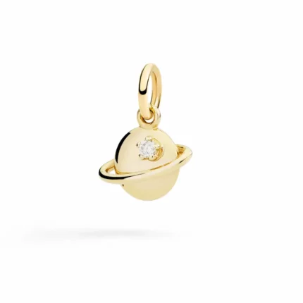 Dodo Ciondolo Pianeta Oro Giallo 9k e Diamante DMC5019-UNIVE-DB09G